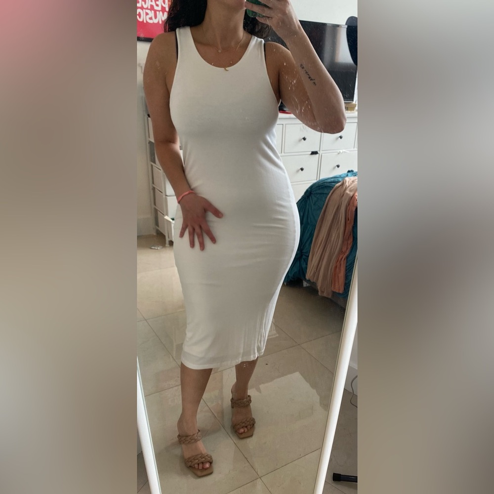 Savvi Malibu tank dress in white S